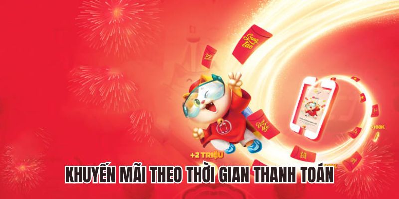 Khuyến mãi theo thời gian thanh toán